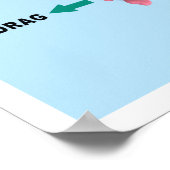 DE VIER VLUCHTEN VAN Sandra Boynton Poster (Hoek)