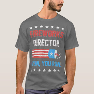 De vierde directeur van het Vuurwerk van het T-shi T-shirt