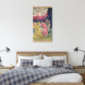 De vierde engel gooide zijn Bowl uit op de Canvas Afdruk (Insitu (Slaapkamer))