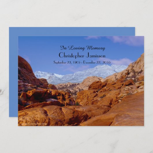 De viering van de bioscoop op de Rode Rocks Kaart (Voorkant / Achterkant)