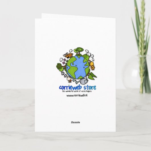 De Viering van de Vermindering van kanker Kaart (Achterkant)