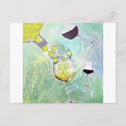 De Viering van het tennis Briefkaart (Voorkant)