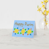 De viering van Purim Kaart (Gele Bloem)