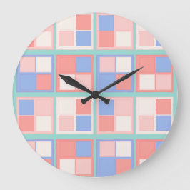 De vierkante kleuren grote klok