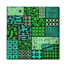 De vierkante magneet van de "Intelligentie"