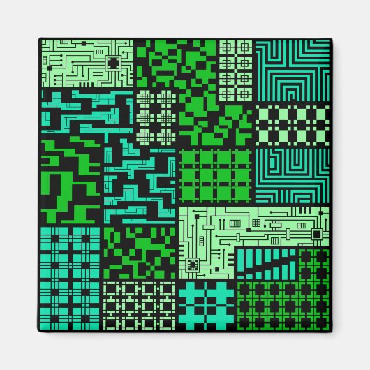 De vierkante magneet van de "Intelligentie" (Voorkant)