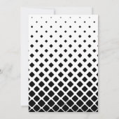 De vierkante Uitnodigingen van de Bijeenkomst van (Achterkant)