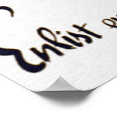 De vijand is het Poster van het kind (Hoek)