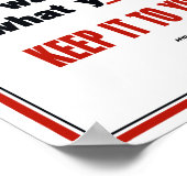 De vijand luistert - WWII Poster (Hoek)