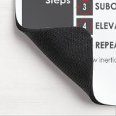 De vijf beperkingen muismat (Hoek)