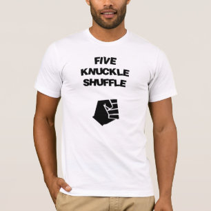 De vijf ensluiting van de Knuckle T-shirt