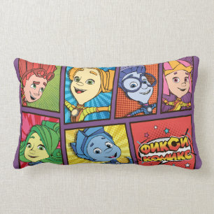 De vijf   Fixie Comics - de Fixie Kinder Kussen