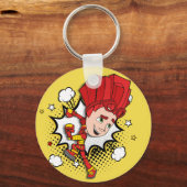 De vijf | Fixie Comics - Fire Sleutelhanger (Voorkant)