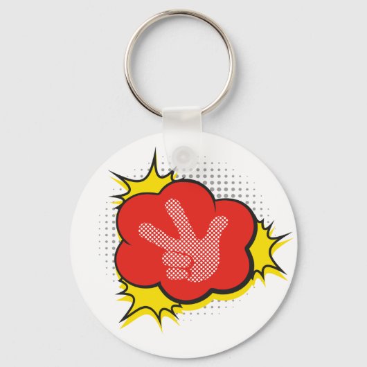 De vijf | Fixie Comics - Tideesh! Sleutelhanger (Voorkant)