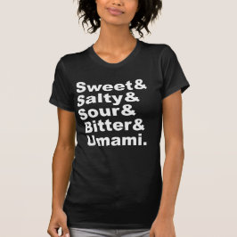De vijf gebaren | Zuurzure bitter en umami T-shirt