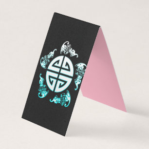 De Vijf Grote Zegeningen; Geluk, Gezondheid, Deugd Visitekaartjes