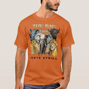 De vijf grote Zuid-Afrikaanse dieren per jaar T-shirt