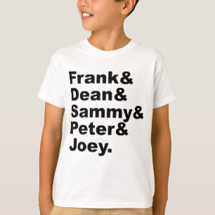 De Vijf Ratten Frank Dean Sammy Joey & Peter T-shirt