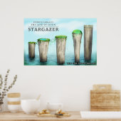 De vijf stenen pijlers poster (Keuken)