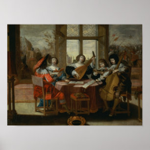 De vijf zintuigen - het horen poster