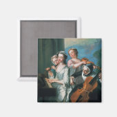 De vijf zintuigen magneet (Voorkant / Achterkant)