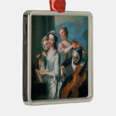 De vijf zintuigen metalen ornament (Rechts)