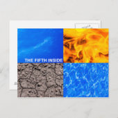 De vijfde binnenzijde briefkaart (Voorkant / Achterkant)