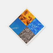 De vijfde binnenzijde servetten (Hoek)