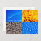 De vijfde is er. briefkaart (Voorkant / Achterkant)