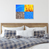De vijfde is er. canvas afdruk (Insitu (Slaapkamer))