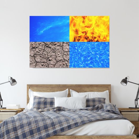 De vijfde is er. canvas afdruk (Insitu (Slaapkamer))