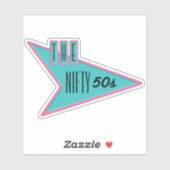 De vijftig van de vijftig sticker (Vel)