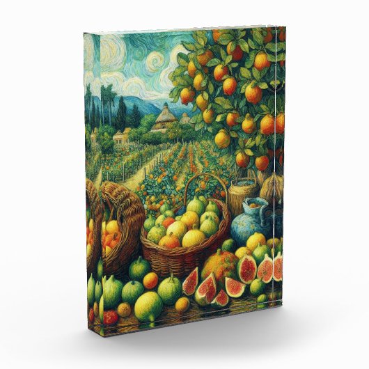 De vijgenboom in Van Gogh-stijl Fotoblokken (Links)