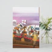 De Vikings Briefpapier (Staand voorkant)