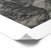 De Villa d'Este in Tivoli (graving) Poster (Hoek)