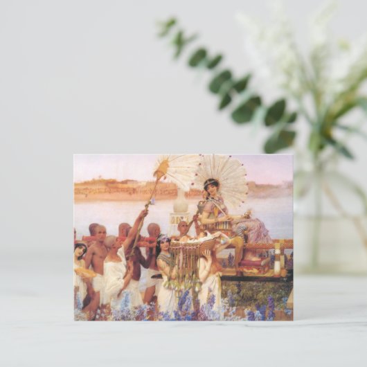 De vinding van Moses Briefkaart (Staand voorkant)