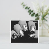 De Vingernagels van de ontwerper Briefkaart (Staand voorkant)