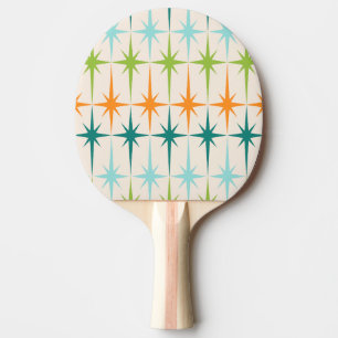 De vintage Geometrische Peddel van de Pingpong Tafeltennisbatje
