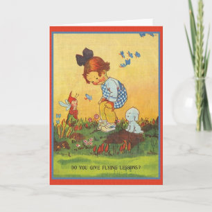 De vintage Kaart van de Nota van het Sprookje