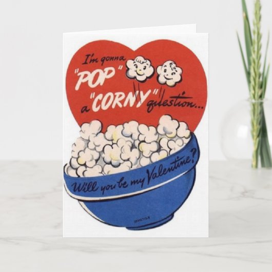 De vintage Kaart van de Valentijnsdag van de (Voorkant)