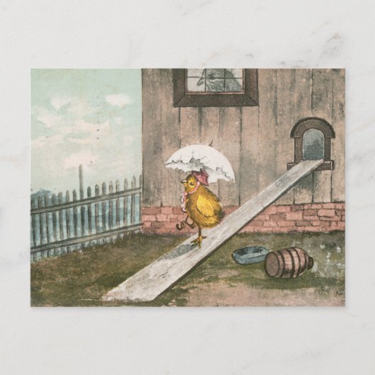 DE VINTAGE KAART VAN PASEN (Voorkant)