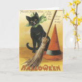 De vintage kaarten van Halloween (Gele Bloem)