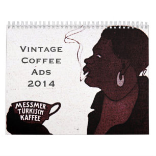 De vintage Kalender van de Advertenties van de