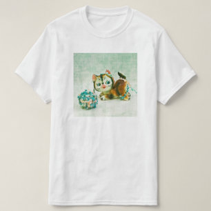 De vintage Kat van het Kat T-shirt