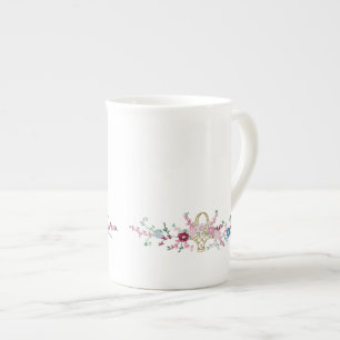 De vintage Kop van China van het Been van het