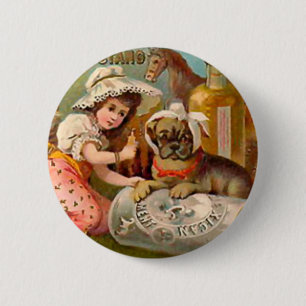 De vintage Mexicaanse Advertentie van het Liniment Ronde Button 5,7 Cm