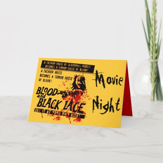 De vintage Nacht van de Beweging (Voorkant)