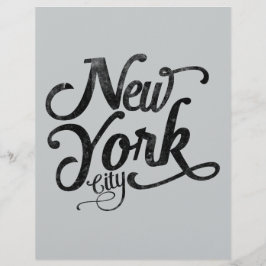 De vintage typografie van de Stad van New York