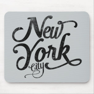 De vintage typografie van de Stad van New York Muismat