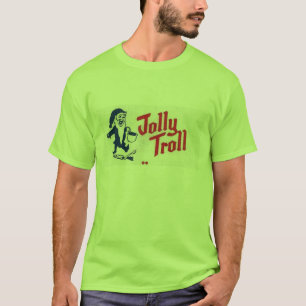 De vintage vist heel Smorgasborg met een sleeplijn T-shirt